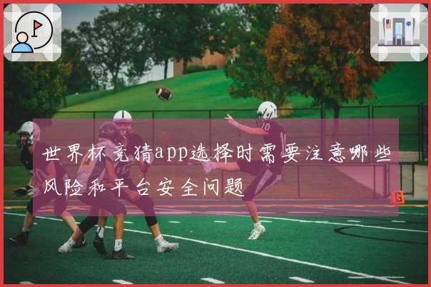 世界杯竞猜app选择时需要注意哪些风险和平台安全问题