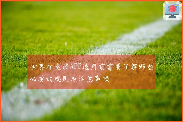 世界杯竞猜APP选用前需要了解哪些必要的规则与注意事项
